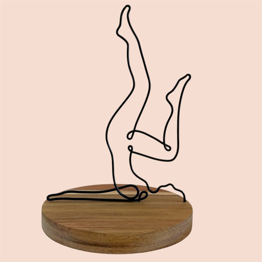 Female Shoulder Stand Pose